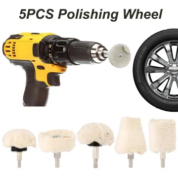T Style Polishing wheel 5PCS Polishing Disc Grinding Head Cloth For Polisher Screwdriver For Wheel Polishing Accessories Shank 1