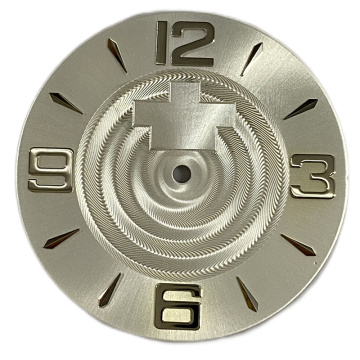 Custom Central Guilloche Pattern on Watch Dial