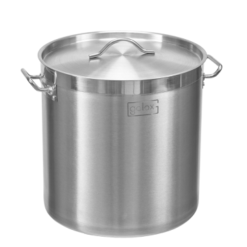 Panela de sopa de aço inox 304 com tampa