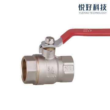 Valvola a sfera in ottone cromato da 3/4 pollici