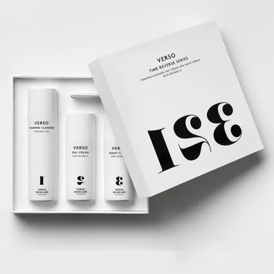 Luxury cardboard paper skincare cosmetic box