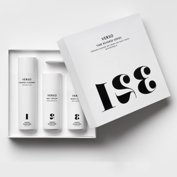 Luxury cardboard paper skincare cosmetic box