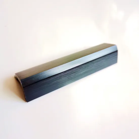 Brushed anodized showerroom aluminum top bottom rail frame