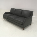 Three person leather sofa