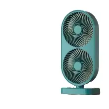 Desktop Dual-Core Oscillating Fan with Smart Control