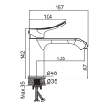 Single Lever Basin Mixer For CK1153553C