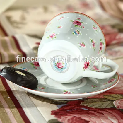 2016 New product 17 Pieces Bone China Ceramic Tea Set
