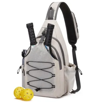 Lightweight Crossbody Pickleball Bag for Men and Women - Fashion Travel Polyester Bag