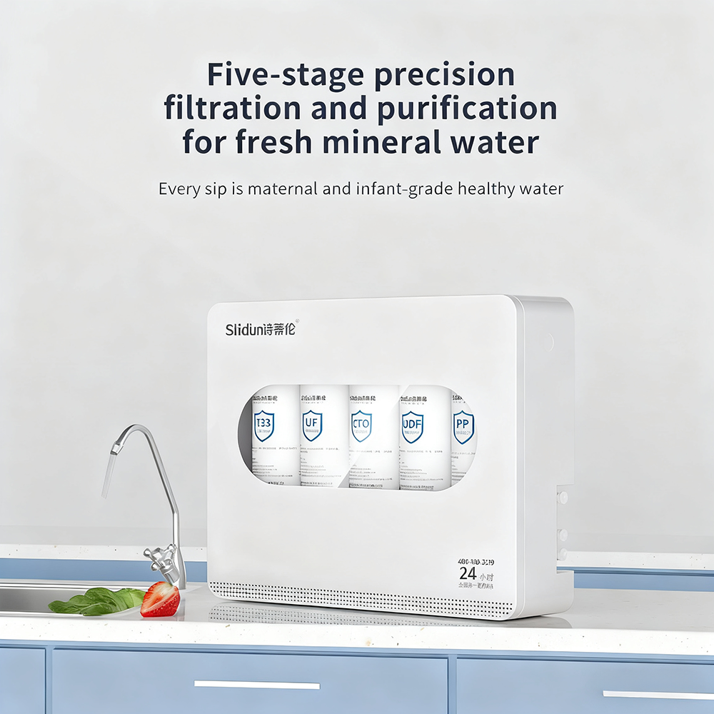 White Five-Stage Shield Ultrafiltration Water Purifier
