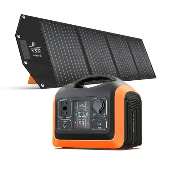 600W Portable Solar Power Generator Kit for Outdoor Camping