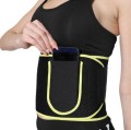 Premium Neoprene Waist Trimmer Belt Sweat Slimming Bodyshaper Girdle Wrap Stomach Fat Burner With Pocket For Men Women