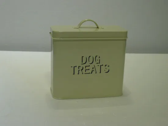 Enamel PET STORAGE BIN / BOWL treats