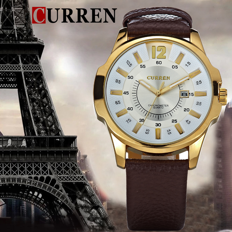 British Style Business Thin Waterproof Men Watches