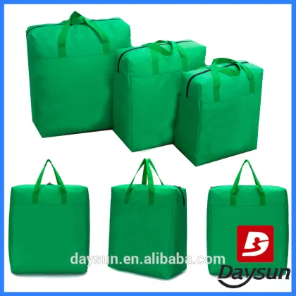 Zipped laundry storage bag custom quilt storage bag clothes storage bag