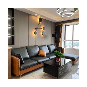 Bamboo Charcoal PVC Wall Panels with Fabric Texture - 5mm/8mm