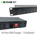 Cargador rápido USB de 16 puertos 12W