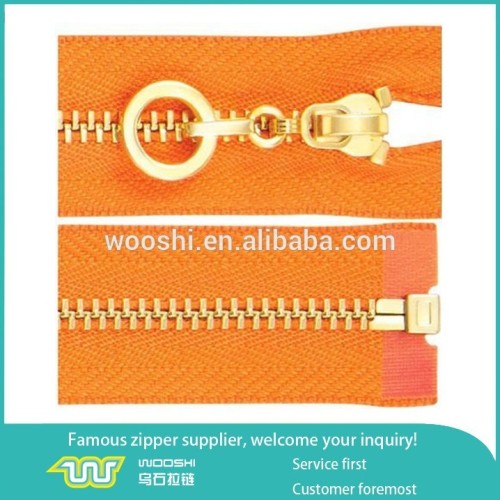 golden metal zipper wholesale sell shinning zipper Guangzhou zipper factory wholesale