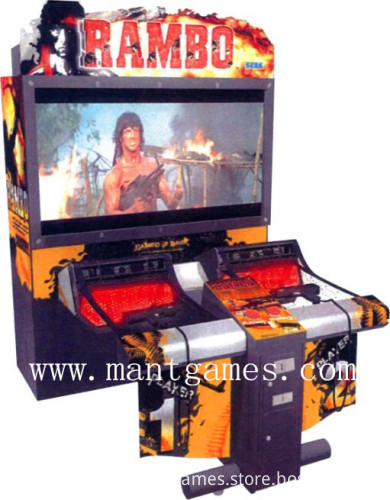 Rambo Shooting Game Arcade Machine Amusement Park Equipment, High ...