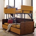 กลไกโลหะเตียงมัลติฟังก์ชั่นโซฟา Cum Bunk Beds