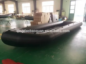 2015 8m inflatable rescue boat/black inflatable smuggling boat for migrant boat