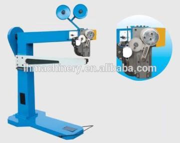 Corrugated paper carton box stapler stitching machine/carton box making machine