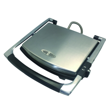 227559 2000W Electric 4 Slice Bread Toaster Sandwich Press with Floating Hinged Top Plate and Stainless Steel Body