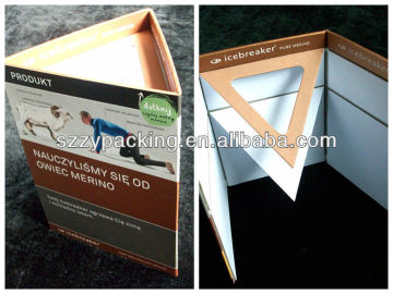 foldable printed cardboard display stand