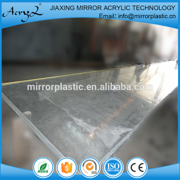 Plastic sheet of aquarium wall