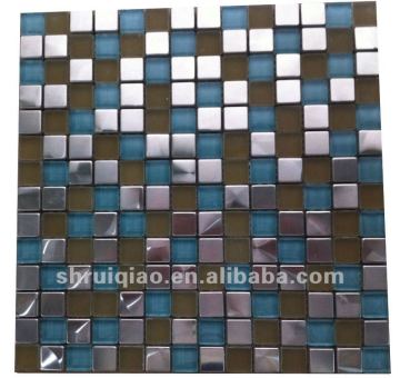2016 Best Design Wall Tiles Metal Mix Glass Mosaic