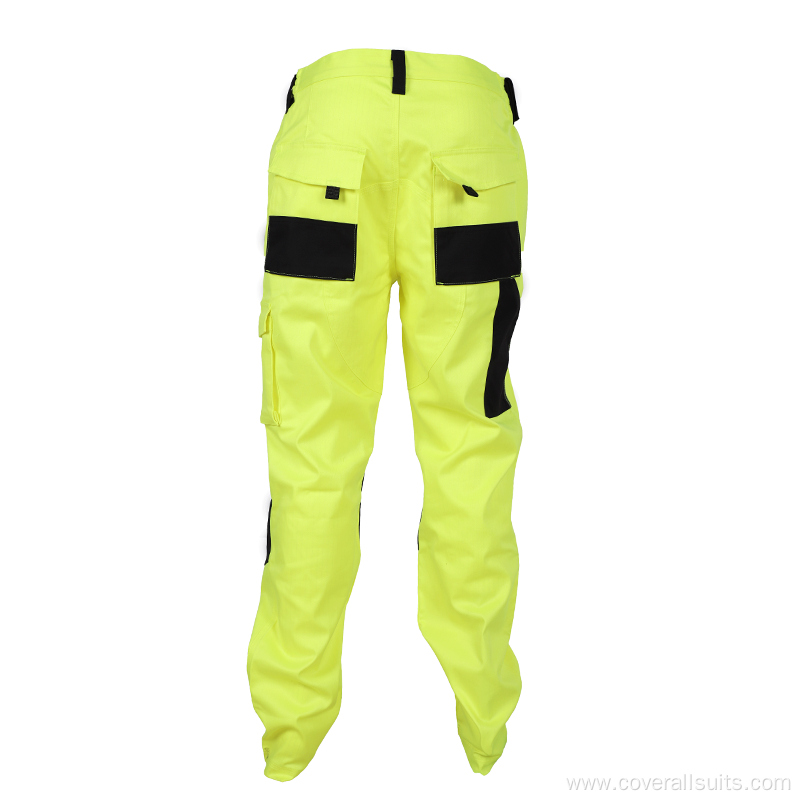 welding work wear pants with knee pad