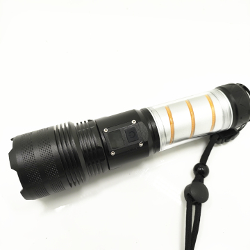 XHP70 LED -oplaadbare USB -zaklamp, 12000 lumen, waterdicht, 6 modi - ideaal voor wandelen en noodgebruik