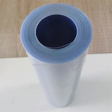 250 microns clear blue rigid PVC film roll for pharma blister packing