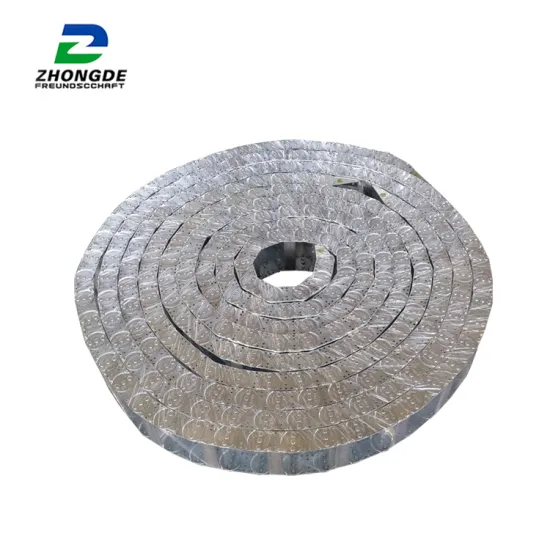 High-Strength Flexible Stainless Steel Drag Chain Customization