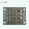 16 Key Stainless Steel ATM Keyboard For Data Encrypting