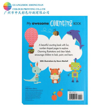Lovely kids counting book with fun