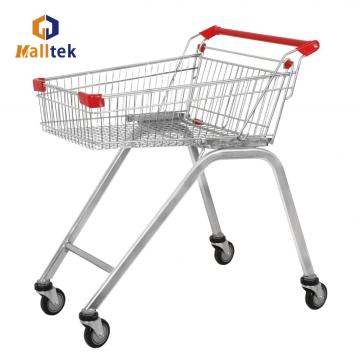 Metal bakkal süpermarket alışveriş arabası