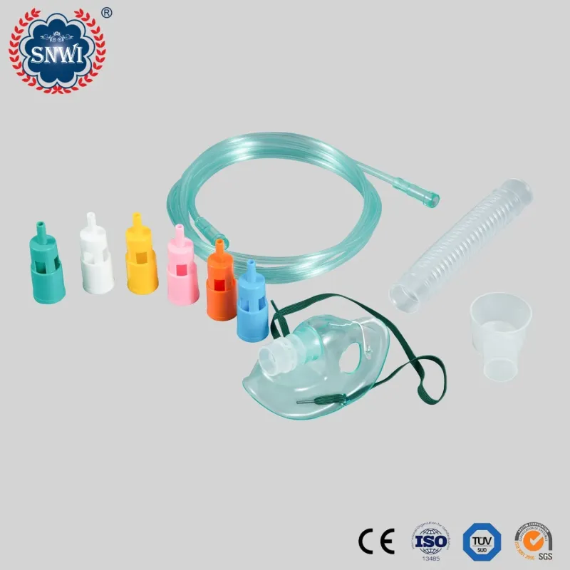 CE ISO Approved Medical PVC Oxygen Masks with Reservoir Bag