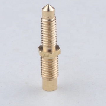 High Quality 3D Printer V6 Copper/Brass Nozzles 0.2mm 0.4mm 0.8mm