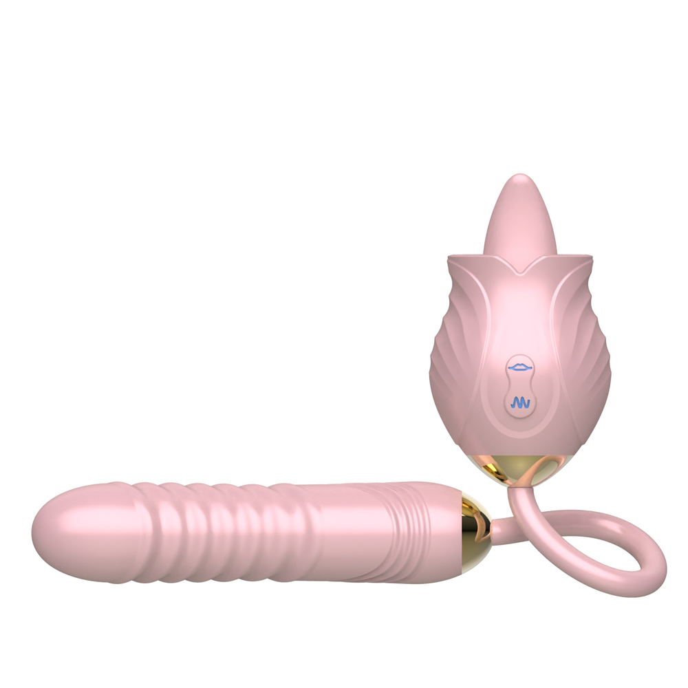 Rose-Shaped Multi-Frequency Vibration Wand