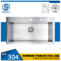 Stainless Steel 32 Inch Handmade Single Topmount Sink