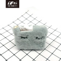 Custom cute sleeping kingdom style plush best-selling wallet coin purse mini hand bag money multifunctional storage bag