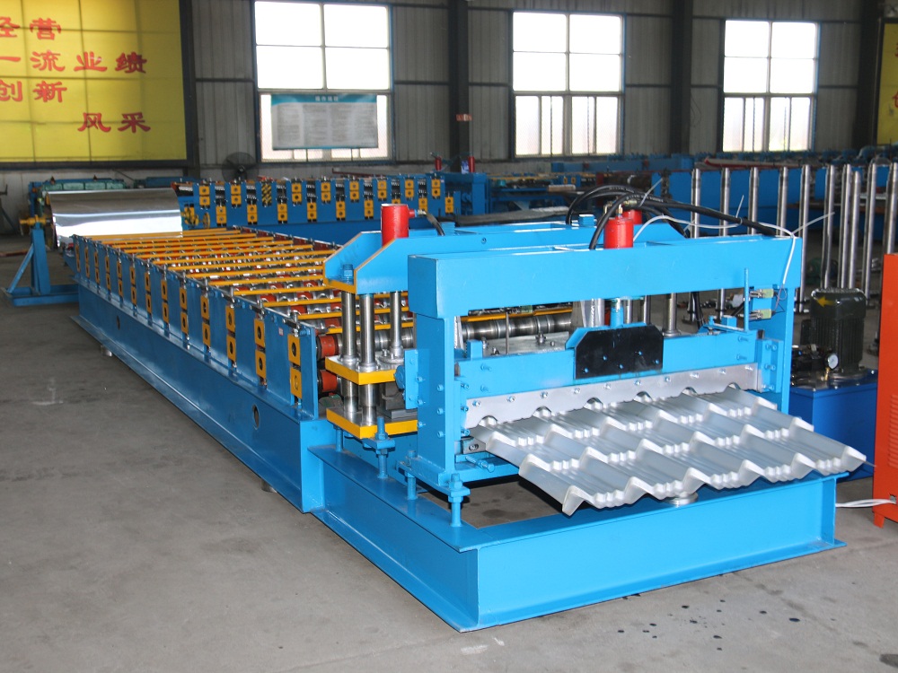 Aluminium Roofing Sheets Machines Prices Automatic Glazed Roof Tile Steel Roll Forming Machine Roll Former