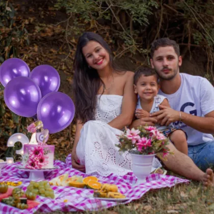 Purple pearl latex balloon