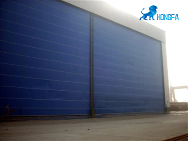 Steel Structure Huge PVC High Speed Flexible Door