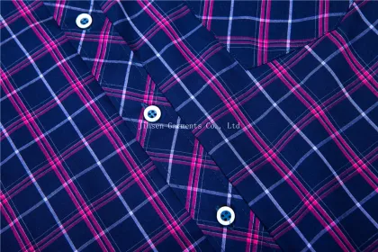 Fashion Plaid Cashmere Fleece Thermal Men's Shirt