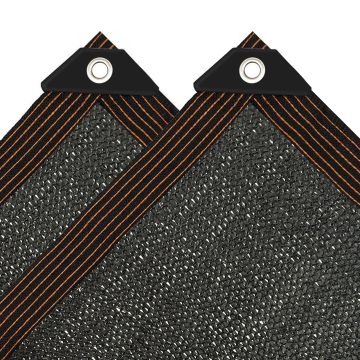 Farm Garden Carport: Waterproof Aluminum Shade Netting - 16x16ft Rectangle Sand Sun Shade Sail Canopy with UV Protection - Factory Made Agriculture Solutions