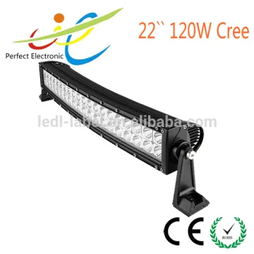 LED work light bar waterproof IP67 mechanical 120W led light bar curved