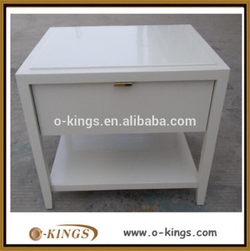 High glossy paint MDF bedside table for sale