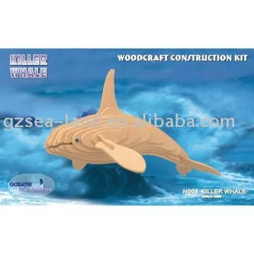 Wooden Killer Whale Toy
