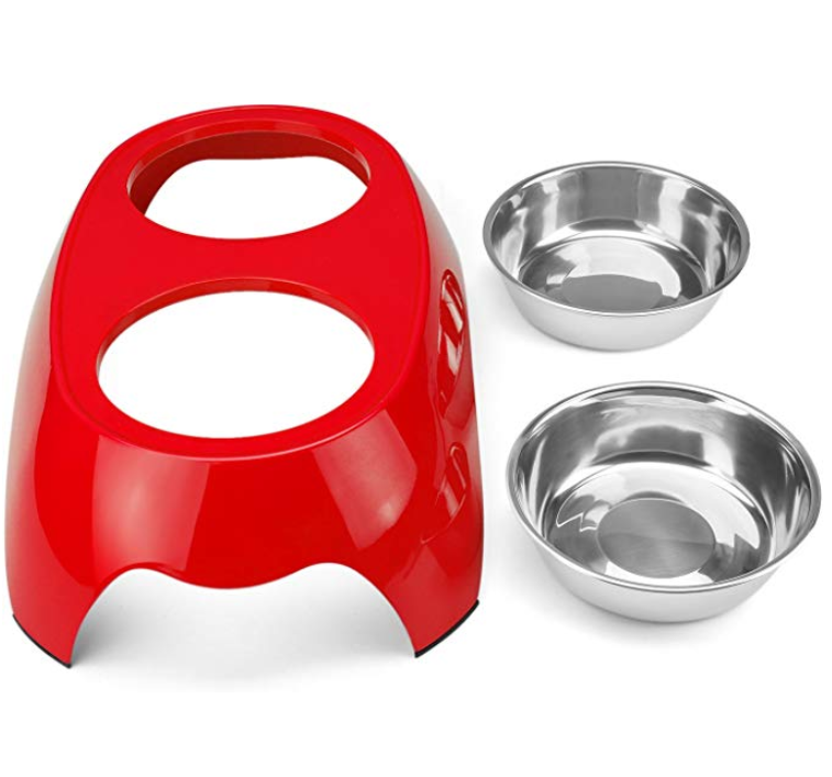 Removable Tray Dog&Cat Bowls